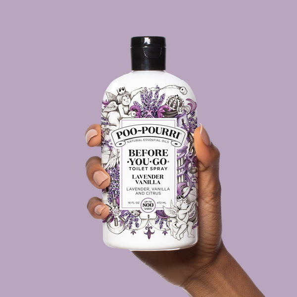 Before-You-Go Toilet Spray Refill (Sprayer Not Included), Lavender Vanilla Scent, 16oz