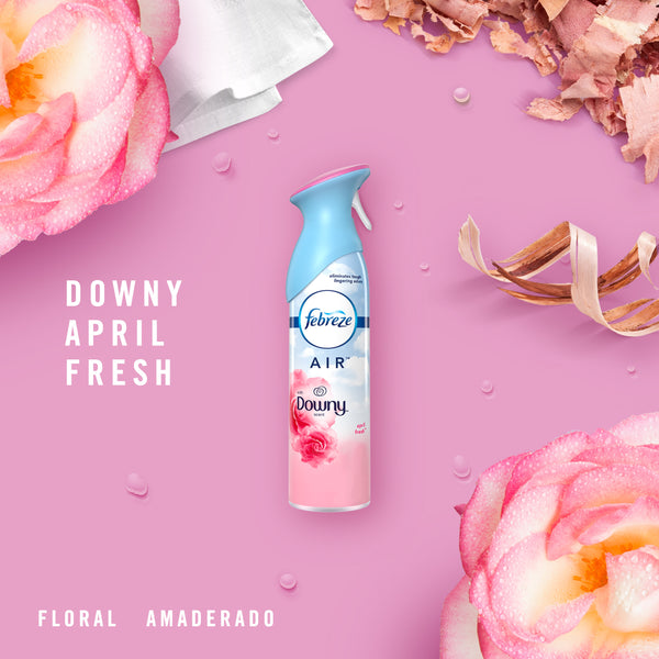 Odor-Eliminating Air Freshener Spray, Downy April Fresh, 2 ct