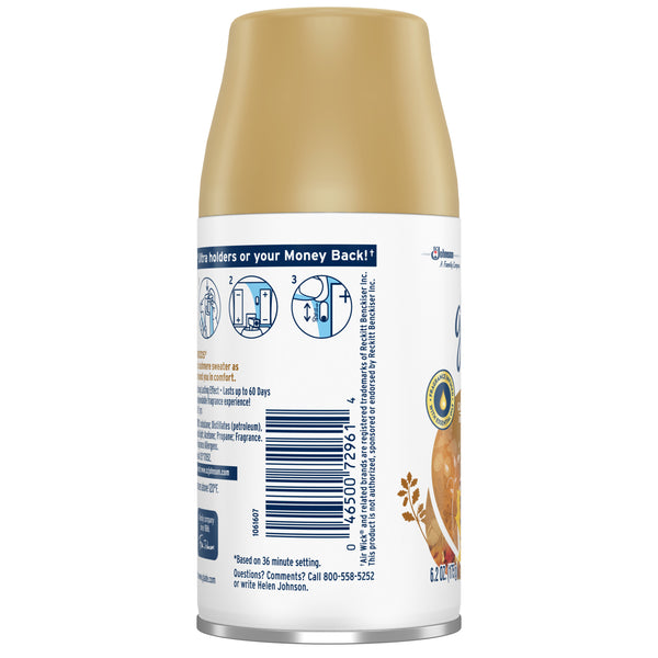 Automatic Spray Refill 1 CT, Cashmere Woods, 6.2 OZ. Total, Air Freshener Infused