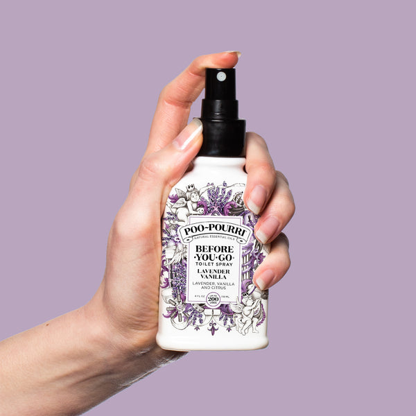 Before-You-Go Toilet Spray, Lavender Vanilla Scent, 4oz