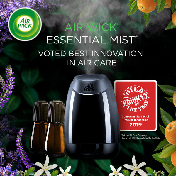Essential Mist Refill, 1ct, Lavender and Almond Blossom, Essential Oils Diffuser, Air Freshener